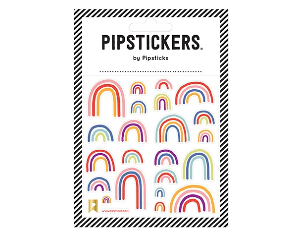 Sticker 10,2 x 10,2 cm All The Rainbows de Pipsticks