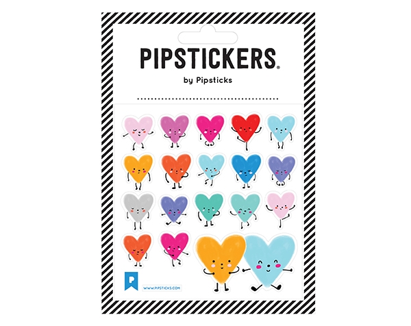 Sticker 10,2 x 10,2 cm Heart Beats de Pipsticks