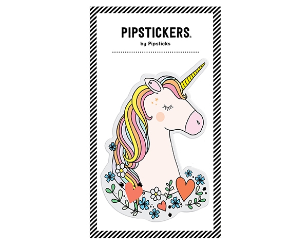 Big Puffy Sticker 10,2 x 12,7 cm Unicorn 3D de Pipsticks
