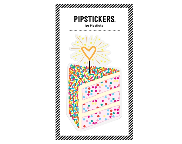 Big Puffy Sticker 10,2 x 12,7 cm Cake 3D de Pipsticks