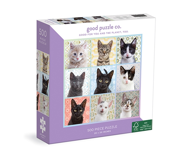 500 pc Puzzle Cat Portraits de Good Puzzle Co