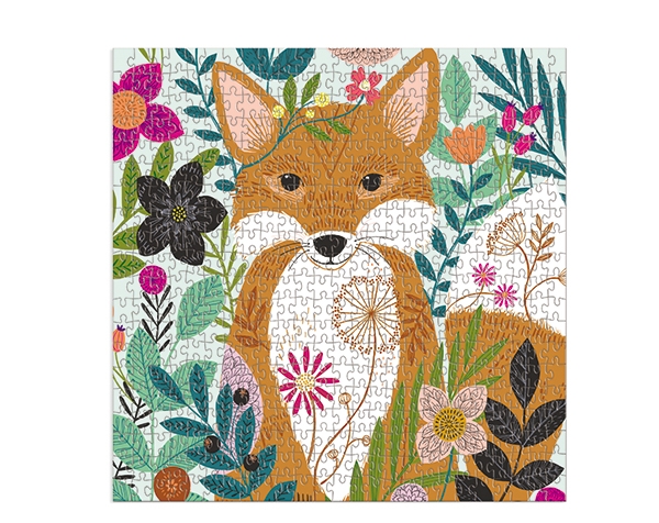 500 pc Puzzle Fox And Flowers de Good Puzzle Co