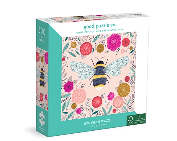 500 pc Puzzle Bee Happy de Good Puzzle Co