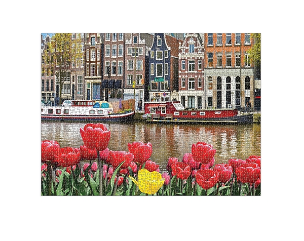1000 pc Puzzle Flowers In Amsterdam de Good Puzzle Co