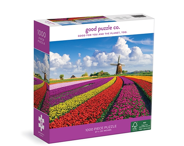 1000 pc Puzzle Flowers In Holland de Outlet Bertoy