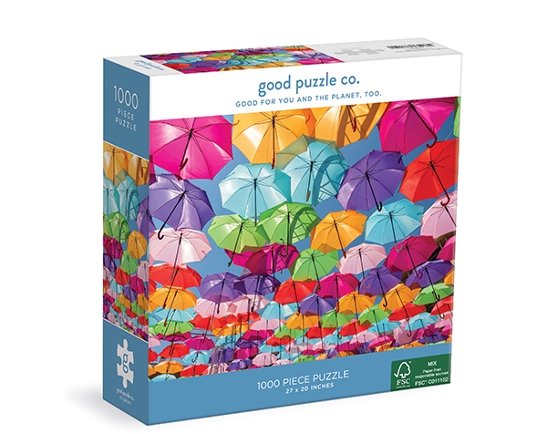 1000 pc Puzzle Rainbow Umbrellas de Outlet Bertoy