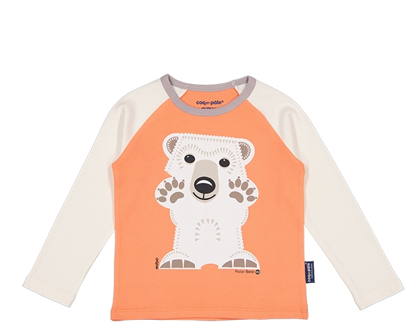 AW Polar Bear Pink Long Sleeves tshirt 2 de Coq en Pâte Permanente y Accesorios