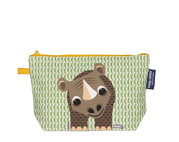 AW Rinhoceros Kaki Pencil Case de Coq en Pâte Permanente y Accesorios