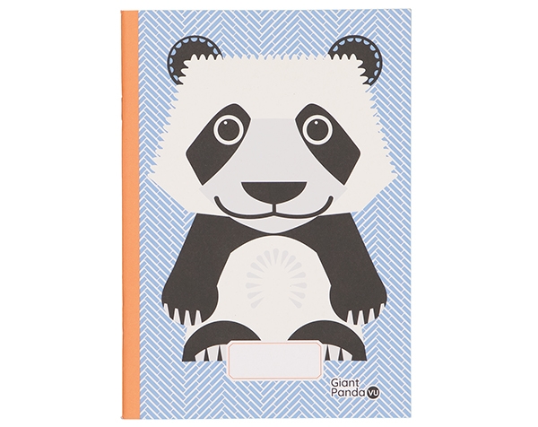 AW Panda Cornflower Notebook de Coq en Pâte Permanente y Accesorios