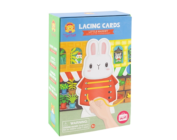 Lacing Cards Set Little Market de Tiger Tribe 