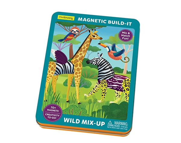 Magnetic Tins Wild Mix-Up de Mudpuppy