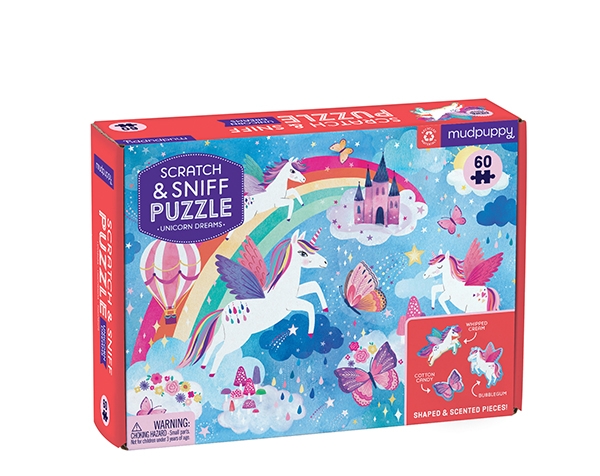 Scratch and Sniff Puzzles Unicorn Dreams de Mudpuppy