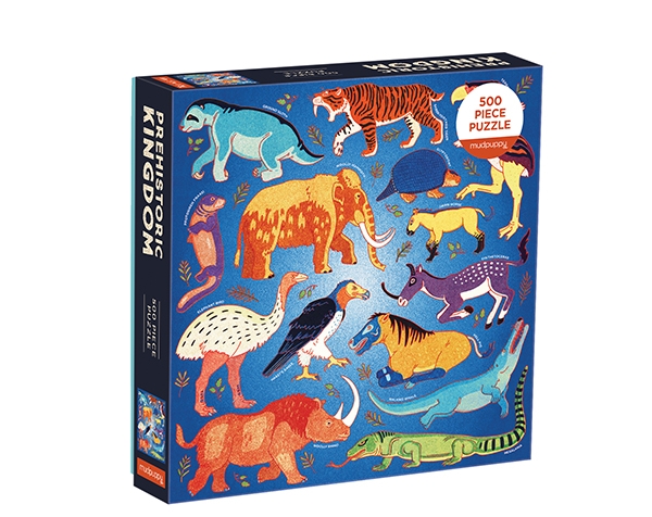 500 pc Family Puzzle Prehistoric Kingdom de Mudpuppy