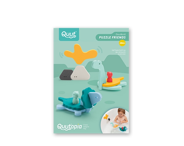 Dino world Puzzle Friends  de Quut Bath Toys