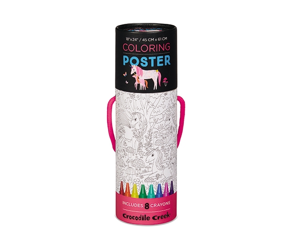 Color a Poster Crayons Unicorn de Crocodile Creek