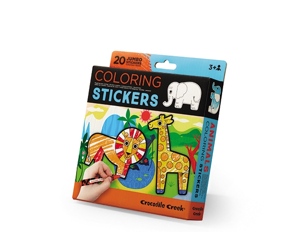 Coloring Stickers Animal de Crocodile Creek