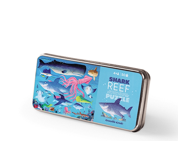 Tin Puzzle Shark Reef 50 pc de Crocodile Creek