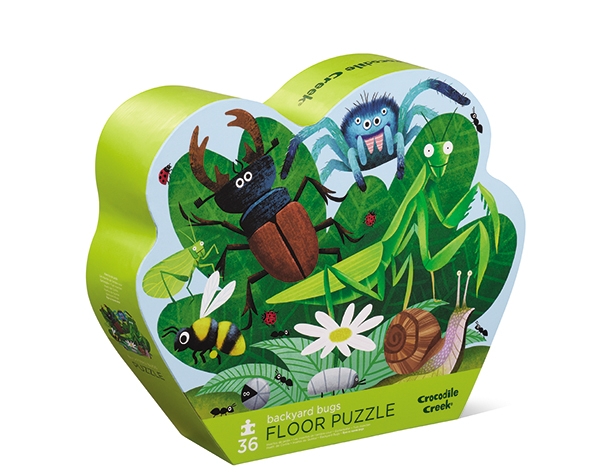 Puzzle Shaped Backyard Bugs 36 pc de Crocodile Creek