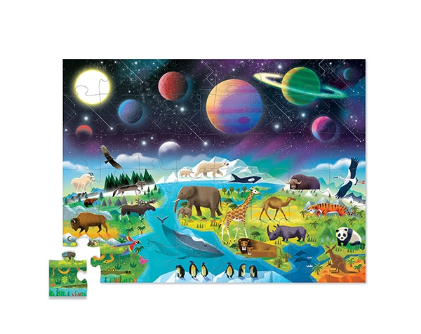 Puzzle Above and Below Earth and Space 48 pc de Crocodile Creek