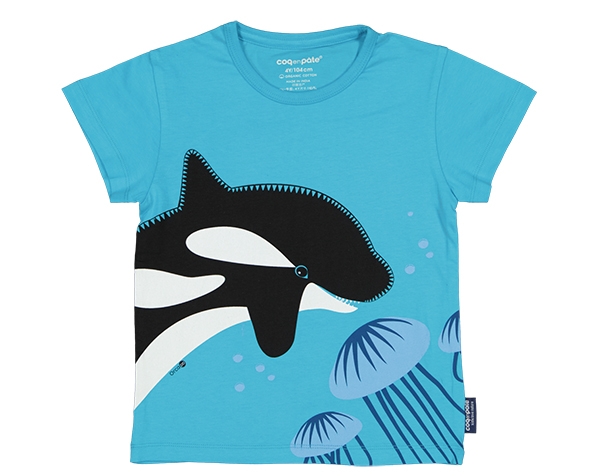 KLO Orca Blue T-Shirt 6 de Coq en Pâte Permanente y Accesorios