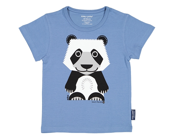 Panda Cornflower T-Shirt 2 de Coq en Pâte Permanente y Accesorios