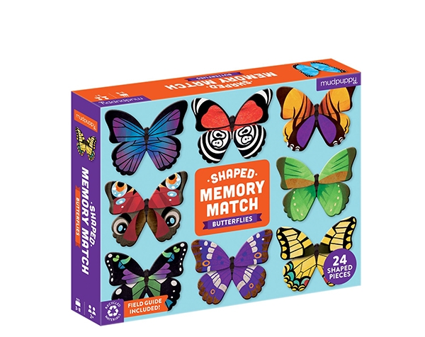 Shaped Memory Match Butterflies de Mudpuppy