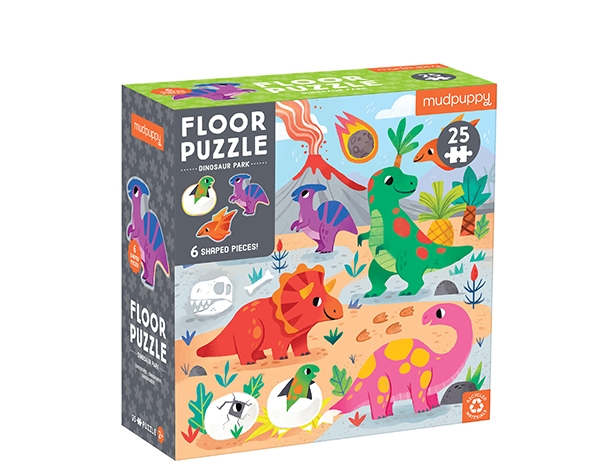 Floor Puzzle Dinosaur Park 25 pc de Mudpuppy