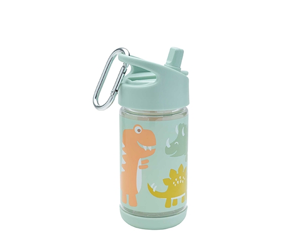 Baby Dinosaur Flip & Sip clear Tritan drinking bottle  de Sugarbooger