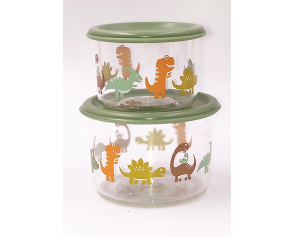 Baby Dinosaur Good Lunch snack containers (set of 2)  de Sugarbooger