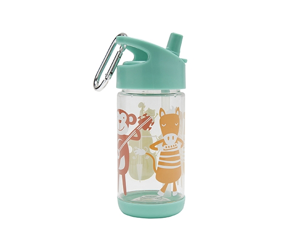 Animal Band Flip & Sip clear Tritan drinking bottle  de Sugarbooger