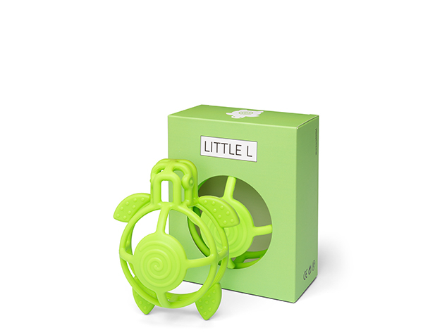 Teether Turtle Green de Little L Toys