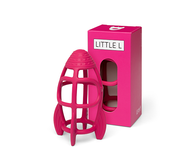 Teether Spaceship Pink de Little L Toys