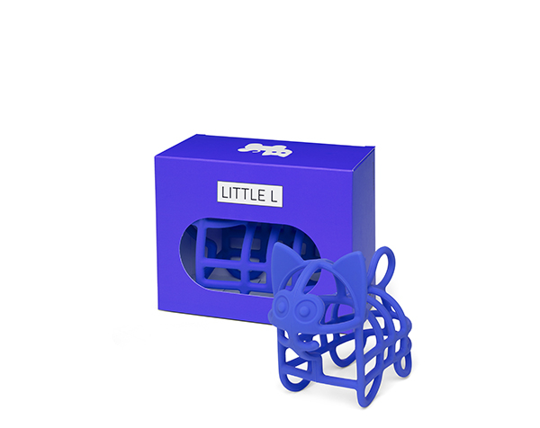 Teether Cat Purple de Little L Toys