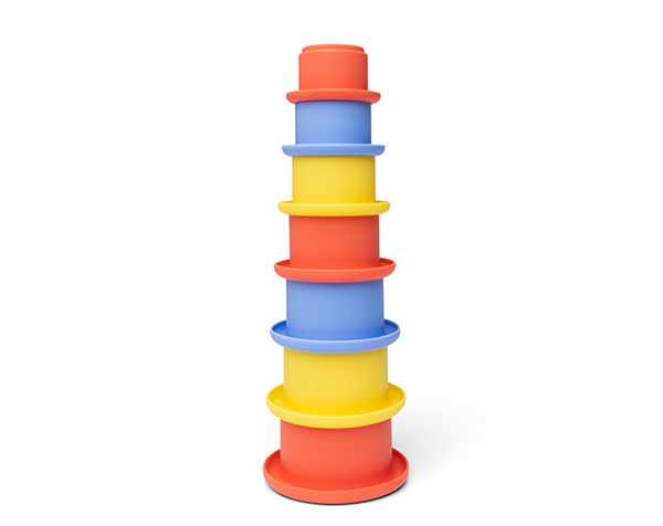 Stacking Cups Bright Colors de Little L Toys