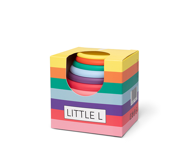 Stacking Cups Red, Yellow and Blue de Little L Toys