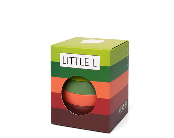 Stacking Apple Greens and Reds de Little L Toys