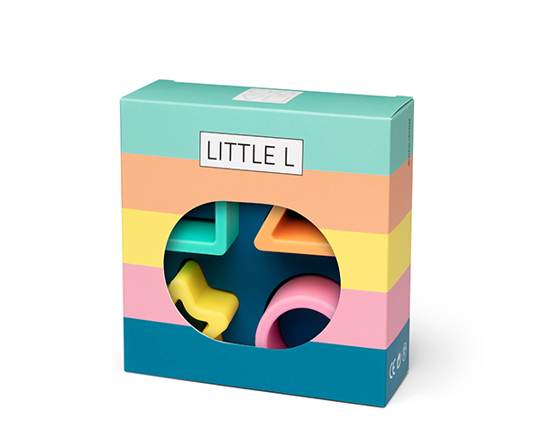Puzzle Geometric Pastel Colors de Little L Toys