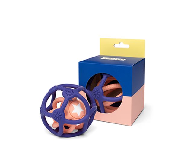 Sensory balls set of 2  Blue and Pink  de Little L Silicone Toys