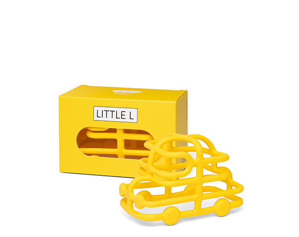 Teether Car Yellow de Little L Silicone Toys
