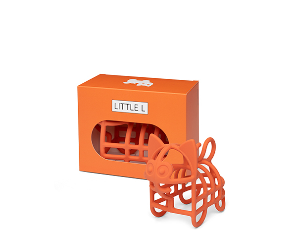 Teether Cat Orange de Little L Silicone Toys