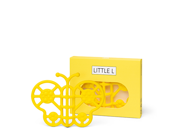 Teether Butterfly Yellow de Little L Silicone Toys