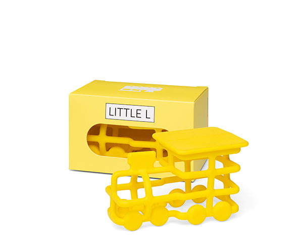 Teether Train Yellow de Little L Silicone Toys