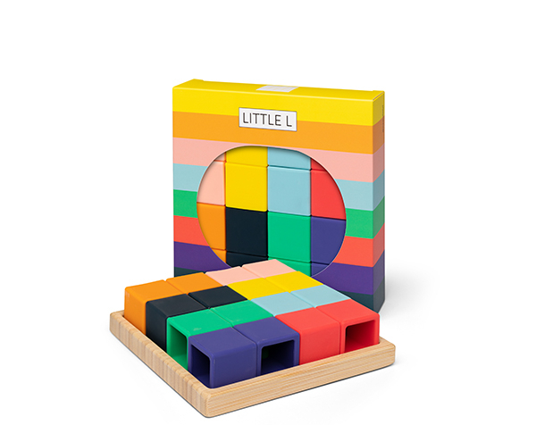 Building Blocks Bright Colors  de Little L Silicone Toys