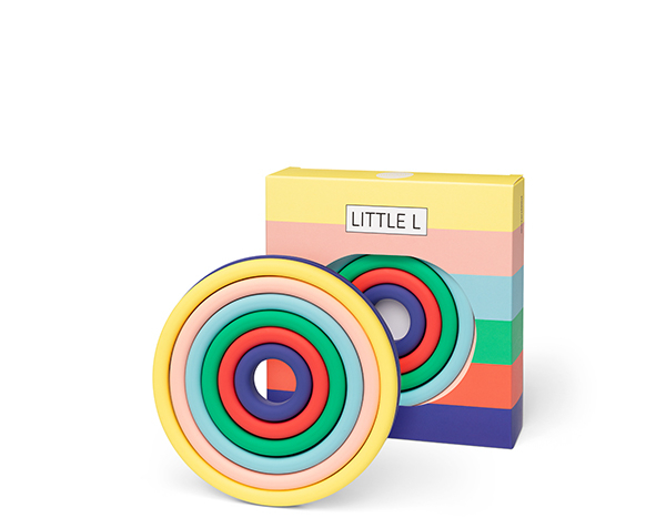 Circles Bright Colors de Little L Silicone Toys