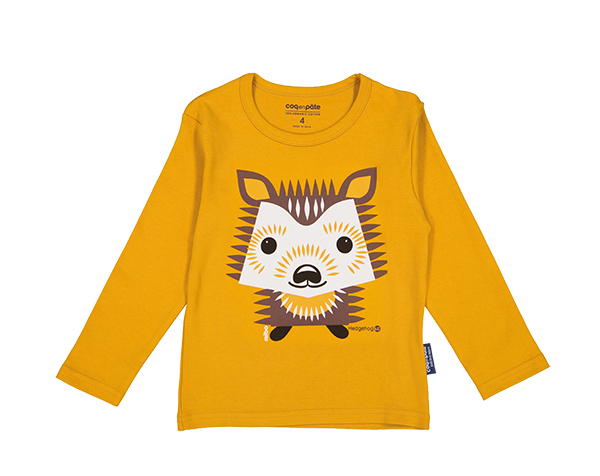 Hedgehog Gold Long Sleeves t-shirt 2 de Coqenpâte Otoño Invierno 2022