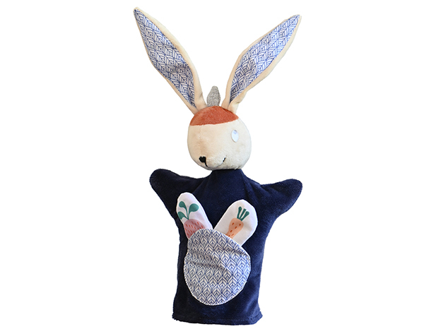 Marionnette Gabin Lapin de Ebulobo