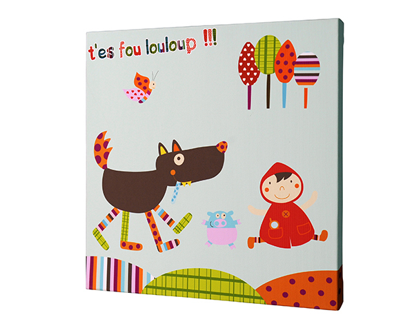 Tableau t'es fou louloup  de Ebulobo