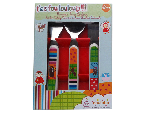 Couvert Louloup  Set de 3  de Ebulobo