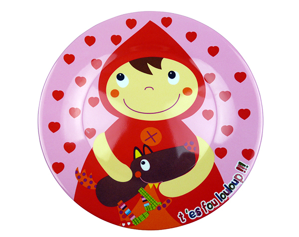 Assiette plate Chaperon Rouge de Ebulobo