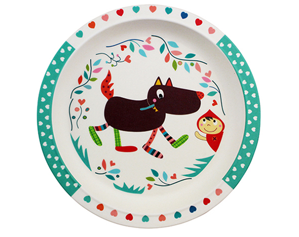 Assiette Louloup Mat de Ebulobo